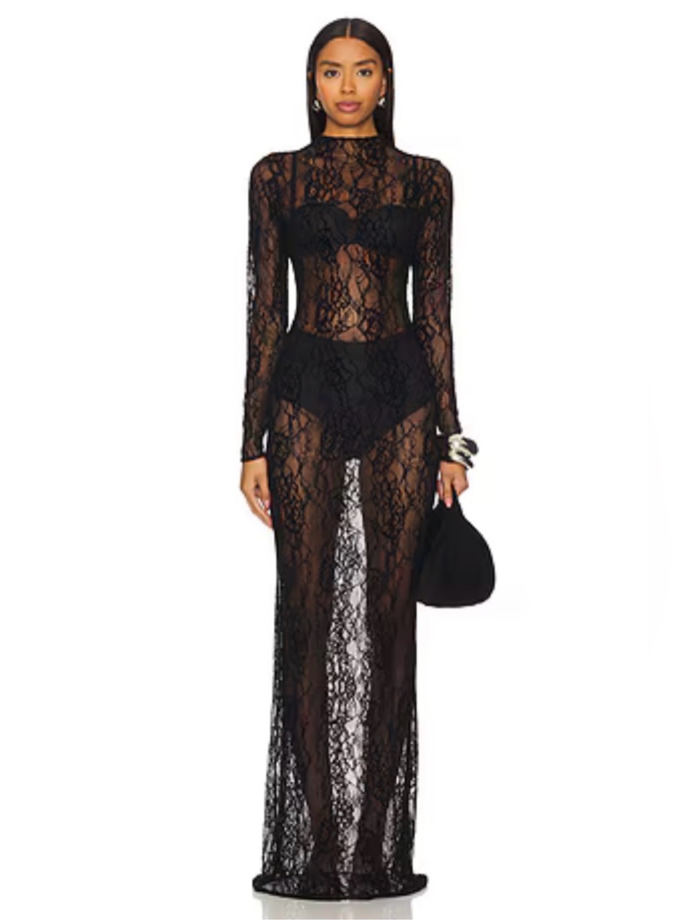 Good American Black Lace Dress SOLD OUT